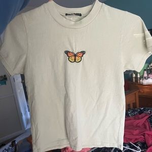 brandy melville butterfly top